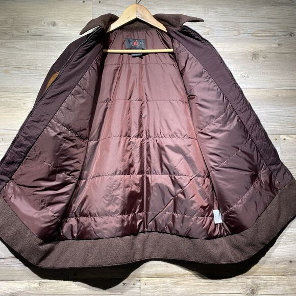 Nike Air Jordan Cozy Girl Jacket Coat Wool Blend Women’s Large Colorblock Boxy - Picture 6 of 11